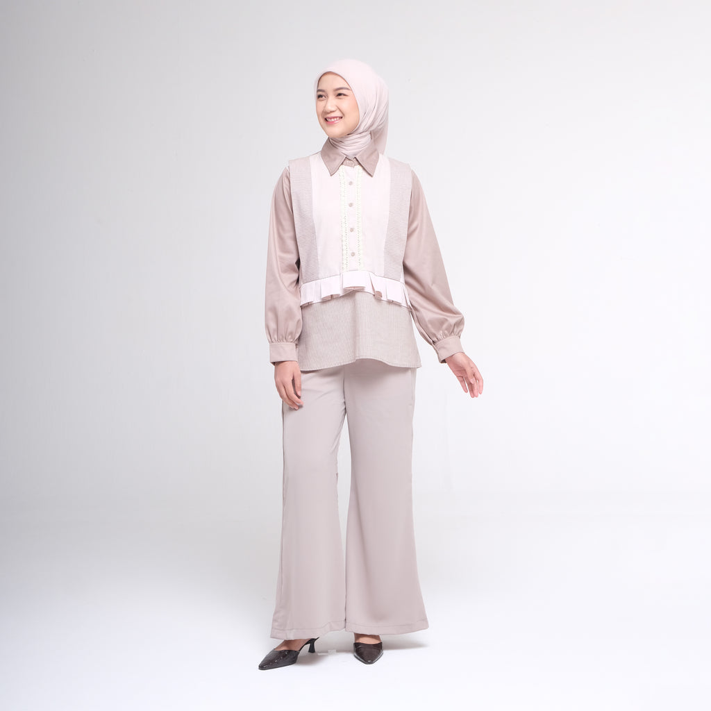 Dya Id - Narari Top Atasan Kemeja katun Wanita L-3XL
